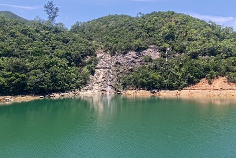 Behold! A tiny waterfall