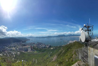 Castle Peak Transmission Tower and Tuen Mun