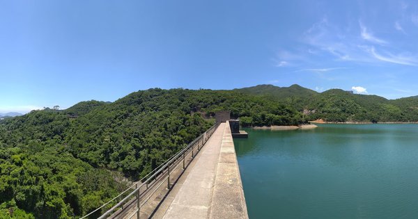 It's crazy to see how much water is being held back